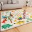 ieBabay Baby Play Mat 50x50 Playpen Mat Upgraded Thicker Baby Floor Play Mat Waterproof Baby Playmat Cushioned Anti- Slip Crawling Mat for Babies Toddlers Infants Tummy Time(50x50, Letter Dino)