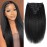 Seamless Clip In Hair Extensions Human Hair Invisible Pu Skin Weft Kinky Straight Seamless Clip Ins For Black Women Real Human Hair Extensions 8pcs With 18clips Per Set 120g (16inch,Natural Black)