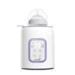 GROWNSY Bottle Warmer, 8-in-1 Fast Baby Bottle Warmer for Breastmilk or Formula, Smart Temperature Control and Automatic Shut-Off Milk Warmer, Baby Essentials for Newborn- Purple