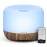 Aromatherapy Essential Oil Diffuser for Room: 500ml Colorful Aroma Air Humidifier with Adjustable Cool Mist Mode, Waterless Auto Off Ultrasonic Diffusers for Large Room Home Office(Brown)