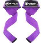 Lifting Wrist Straps for Weightlifting (1 Pair) - Padded Lifting Straps for Deadlifts, Powerlifting, Strength Training & Bodybuilding - Gym Straps for Men & Women (Purple)