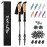 TheFitLife Trekking Poles - Lightweight 7075 Aluminum Hiking Sticks with Cork Grips, Adjustable Telescopic Design, Metal Flip Lock for Men & Women - Perfect for Hiking, Walking, Camping & Backpacking