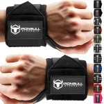 Wrist Wraps for Weightlifting (USPA, IPL, USAW & IWF Approved) - 18 Premium Quality Weight Lifting Wrist Support Straps for Bench Press, Overhead Press, Dips and Curls - Best Wristbands for Olympic