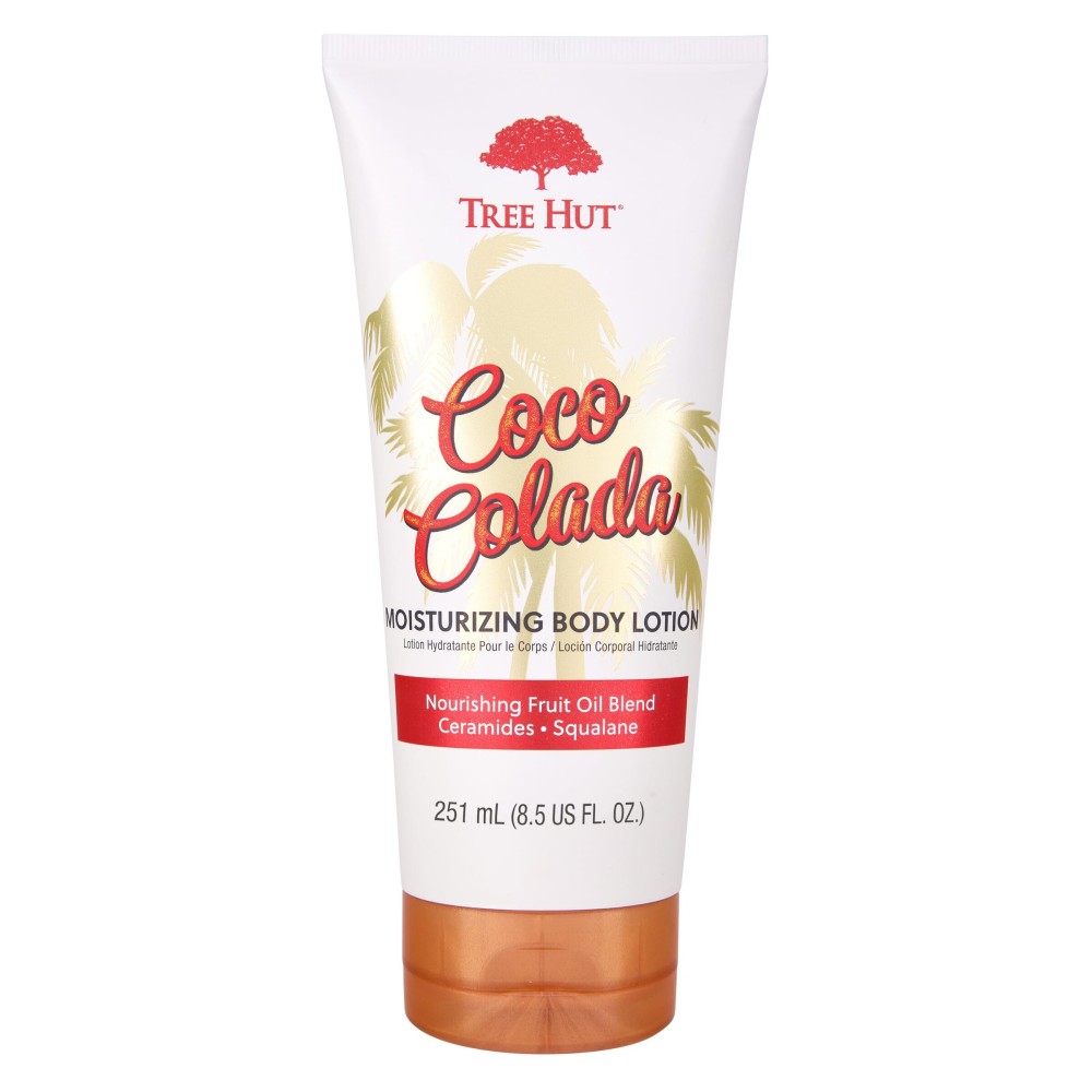 Tree Hut Coco Colada Moisturizing Body Lotion, Ceramide and Squalene Formula Helps Protect Skin, Long-lasting Hydration Leaves Skin Feeling Soft & Moisturized, 8.5 fl oz.
