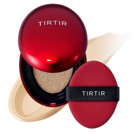 TIRTIR Mask Fit Red Cushion Foundation | Full coverage, Weightless, Skin fit, Satin Glow Finish, Korean Makeup BB Foundation, beauty, Tattoo cover up, Buildable (21W Natural Ivory, 0.63 Fl Oz)