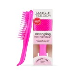Tangle Teezer Ultimate Detangler Hairbrush, Eliminates Knots & Reduces Breakage, Mini Hair Brush for Travel, Small Hands & All Hair Types, Runway Pink