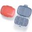 MEACOLIA 2 Pack 8 Compartments Travel Pill Organizer Box Moisture Proof Small Pill Case for Pocket Purse Daily Pill Holder Container for Medicine Vitamin (Dark Blue & Red)