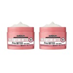 Soap & Glory The Righteous Moisturizing Body Butter - Hydrating Vegan Body Moisturizer for Dry Skin with Shea Butter, Vitamin E & Rosehip Seed Oil - Rich Cream for Women & Men (300ml, 2 pack)