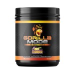 Gorilla Mode Pre Workout - Massive Pumps Laser Focus Energy Power - L-Citrulline, Creatine, L-Tyrosine, Betaine, Hydroprime, Alpha-GPC, 400mg Caffeine, Huperzine A 816g (Strawberry Kiwi)