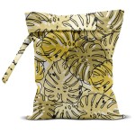 zcyxuuw Wet Bag, Wet Dry Bag, Wet Bag for Swimsuit, Travel, Beach, Pool, Diapers, Dirty Yoga Gym Clothes, Makeup Bag, Waterproof Tropical Palm Leaves Decor Jungle Palm Leaf Favors