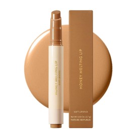Nature Republic HONEY MELTING LIP (00 CHAI MILK TEA) SOFT LIP STICK Hydrating Gloss, Moisturizing balms, Sheer tint, Shine & Nude, Glowy Finish, korean make up, Stocking Stuffers