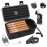 Flauno Travel Humidor - Portable Case Kit with Lighter (Without Gas), Cutter, Holder, Humidifier & Dropper, Waterproof, Crushproof, Airtight Seal (Holds up to 15 Cigars)