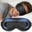 Travel Essentials Blackout Sleep Mask for Men Women: Weighted Designed 3D Zero Eye Pressure Soft - for Long Flight, Car Trip, Office Nap, Bedroom, Apartment - Rest and Relaxation Gifts