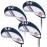 Craftsman Golf 4pcs 52 56 58 60 Degree Golf Wedges Headcover Covers US Flag Blue and White Great Golf Gift