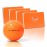 Trust Golf Ball | Aurora Bright Orange | Soft | Distance | Straight Flight | Easy to Spot | Crystal Urethane Covered | 3-Piece | Bright Orange | 48 Balls