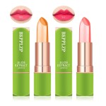 BKPPLZP 2 Pack Crystal Flower Jelly Lipstick,Magic Color Changing Lipstick,PH Clear Temperature Color Changing Lip Gloss,Lip Balm,Long Lasting Nourishing Moisturizing Lip Stick Set G