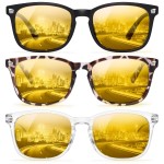 Gaoye Stylish Blue Light Glasses for Woman - Computer Glasses for Blue Light Blocking - Lightweight Frames - 3 pack