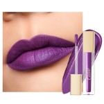 Oulac Matte Liquid Purple Lipstick for Women, Makeup Long Lasting High Impact Lip Color, Waterproof, Creamy Formula Lip stick with Vitamin E, Vegan & Cruelty-Free, 4.5ml (MS04)