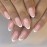 French Tip Press on Nails Short Oval Fake Nails with Designs White French Tip False Nails Press ons Glossy Full Cover Acrylic Glue on Nails Cute Artificial Stick on Nail for Women Manicure 24pcs