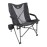 Cascade Mountain Tech Heavy Duty Folding Camp Chair, Black