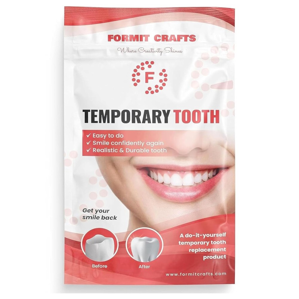Thermoplastic Beads for Teeth Repair- for DIY Tooth Filling - Moldable Thermal Beads for - Ideal for Chipped, Cracked Teeth - Realistic and Durable (60 Grams)