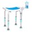 VEVOR Shower Chair, Adjustable Height Shower Stool, Shower Seat for Inside Shower or Tub, Non-Slip Bench Bathtub Stool Seat for Elderly Disabled Handicap, 350 LBS Capacity