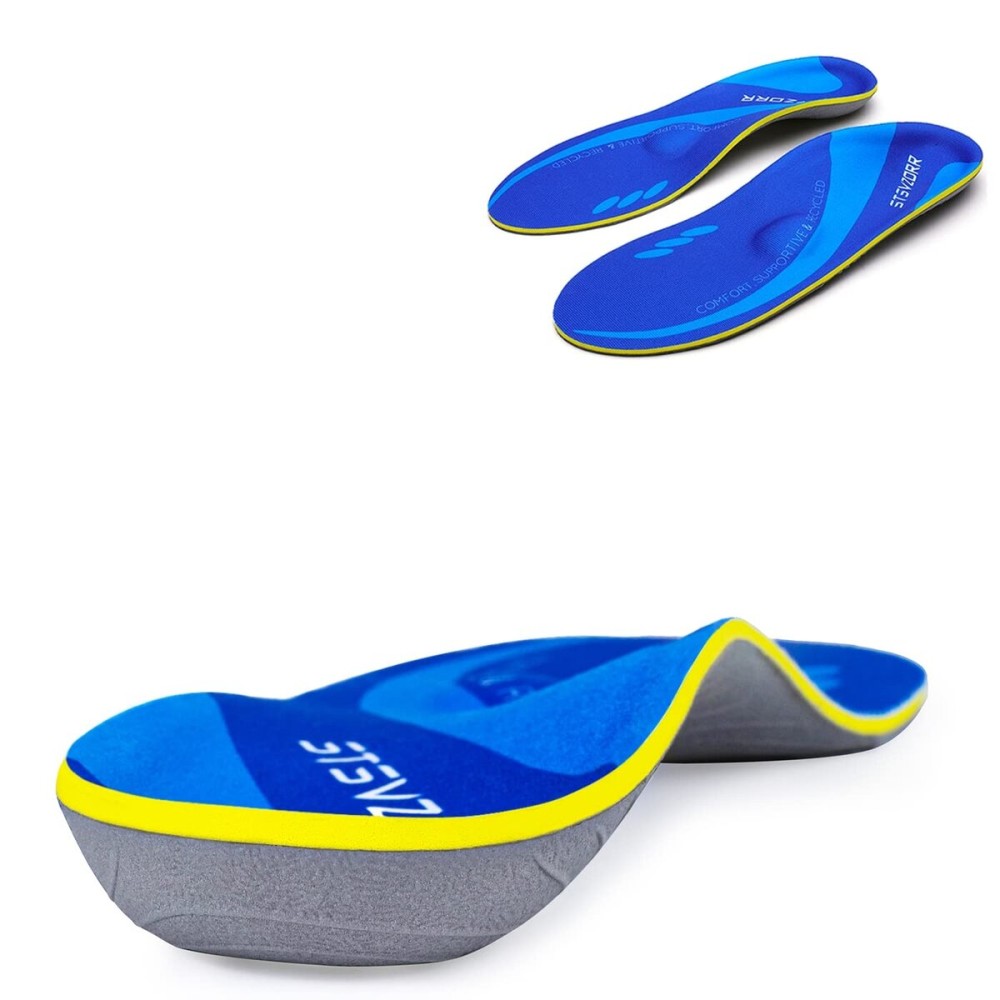 Arch Support Insoles Plantar Fasciitis Orthotic Shoes Inserts Relieve Flat Feet Heel Pain Athletic Cushioning