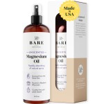 Bare Botanics Magnesium Oil Spray 16oz Unscented | Topical Magnesium Chloride Mist from The Dead Sea | Handpoured in Madison, WI