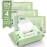 X Large Wet Wipes for Adults - 4 Pack of 12x8 Disposable Incontinence Wipes for Elderly - Fragrance Free Body Wipes - for Bathroom and Travel