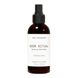 Muse Apothecary Room Ritual - Aromatic and Relaxing Room Mist, 8 oz, Infused with Natural Essential Oils - California Citrus