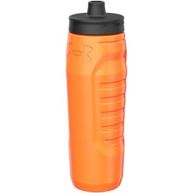 Under Armour Squeeze Water Bottles, 32 oz Water Bottles, Sideline Sports Water Bottle with Quick-Shot Lid, Quick & Easy Hydration, Gym Water Bottles, Squeeze Bottle, 1 32oz Bottle