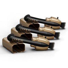 CarbonKlean Peeps Glasses Cleaner - for Eyeglasses, Reading Glasses, and More - Lens Cleaner with Carbon Microfiber Tech - Electroplated Gold - 3 Count