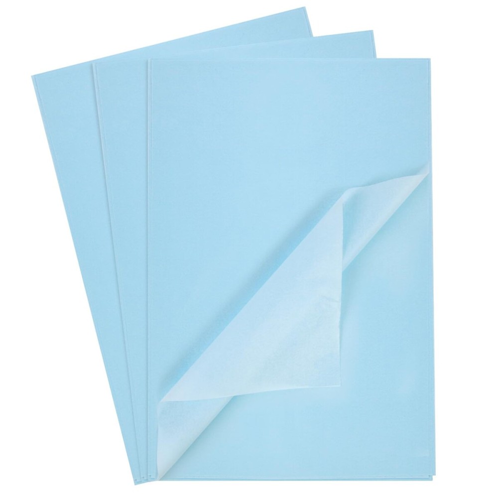 Koogel 330 Sheets Tissue Paper Bulk, 14 x 10 Inch Sky Blue Gift Wrapping Tissue Paper for Wedding Birthday DIY Crafts Art Project