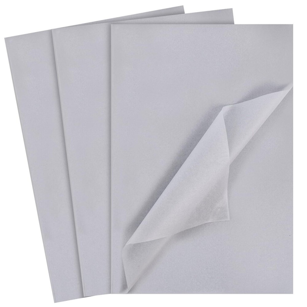 Koogel 330 Sheets Tissue Paper Bulk, 14 x 10 Inch Silver Gift Wrapping Tissue Paper for Christmas Wedding Birthday DIY Crafts Art Project