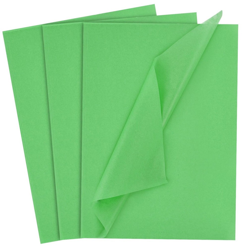 Koogel 330 Sheets Tissue Paper Bulk, 14 x 10 Inch Green Gift Wrapping Tissue Paper for Wedding Birthday DIY Crafts Art Project