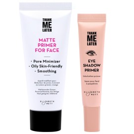 Elizabeth Mott Thank Me Later Face & Eye Primer - Long-Lasting Matte Makeup Base, Pore Minimizer, Oil & Shine Control, Wrinkle Blurring, Crease Prevention, Smooth Finish for All-Day Wear - 10g & 30g