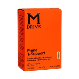 Mdrive Prime - Men\'s T-Support Supplement, Max Energy, Focus & Lean Muscle, KSM-66 Ashwagandha, S7 Nitric Oxide Booster, Bioperine and DHEA,15 Servings, 30 Count