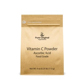 PURE ORIGINAL INGREDIENTS Vitamin C Powder, 11 oz, Ascorbic Acid