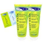 TRISWIM After Swim Chlorine Body Wash | Enriched with Aloe Vera, Watercress and Chamomile for Restoring, Hydrating, and Nourishing Skin | Relieves Dry and Itchy Skin | Perfect for Swimmers | Pack of 2