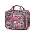 BALULHG Travel Hanging Toiletry Bag for Women,Makeup Bag Cosmetic Organizer Waterproof with Hanging Hook Multiple Pockets for Women Travel Essentials Bohemia