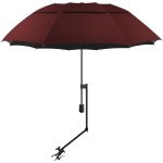 XLINGZA UPF 50+ Beach Umbrella with Adjustable Universal Clamp