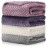 Frienda 4 Pcs Baby Fuzzy Blanket Fluffy Baby Blanket for Boys Girls Soft Warm Infant Newborn Toddler Receiving Nursery Bed Supplies, 32 x 24 Inch(Purple Color)