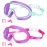 Kids Goggles for Swimming 2 Pack No Leaking Anti-Fog Outer Eye Fit with Wide View UV Protection Crystal Clear Watertight Swim Goggles with nose cover Suitable for Children Youth Boys Girls Age 3 to 14