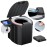 Camping Toilet - Upgraded soft toilet seat with urine Splash Guard, Folding Toilet with Detachable Paper Holder, Portable toilet with a load capacity of 500 lbs, Portable Potty For Emergency Use