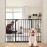 keny Extra Wide Baby Gate - Auto Close Safety Gate, Pressure Mounted, 29-47.3, 30 Tall, Black
