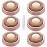 Facial Hair Remover Replacement Heads Gen 1 for Finishing Touch Flawless Facial Hair Removal,Effective Compatible with Flawless Shaver Tool for Women 18K Gold-Plated Rose Gold, 6 pcs,As Seen On TV.