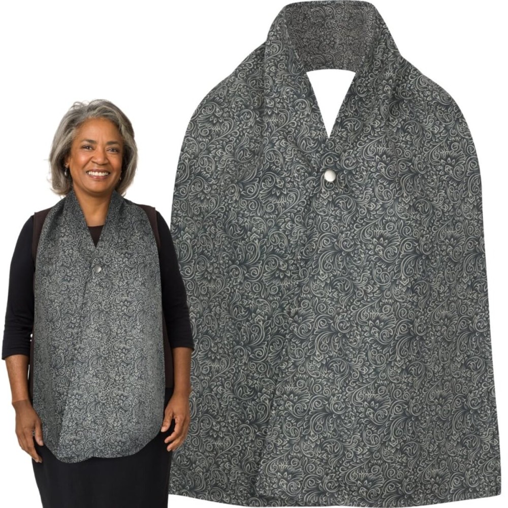 Adult Bib Scarf - Dignified Alternative to Bibs | Washable and Reusable Clothing Protectors | Adult Bibs for Eating