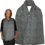 Adult Bib Scarf - Dignified Alternative to Bibs | Washable and Reusable Clothing Protectors | Adult Bibs for Eating