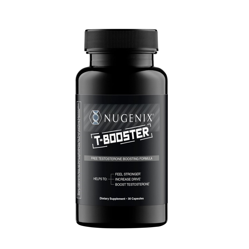 Nugenix T Booster - Free Testosterone Booster Supplement for Men, 30 Count