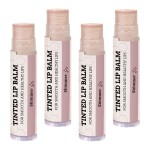 Earth\'s Daughter Tinted Lip Balm Shimmer Stocking Stuffers 4 Pack, Beeswax, Coconut Oil, Cocoa Butter, Vitamin E, Moisturize and Beautify, Paraben Free